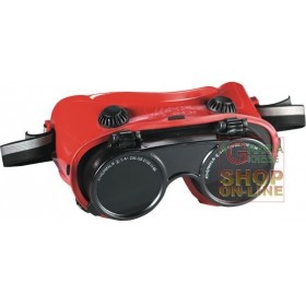 OCCHIALI A MASCHERA IN PVC CON LENTI RIBALTABILI OCCHIALI A MASCHERA IN PVC CON LENTI RIBALTABILI