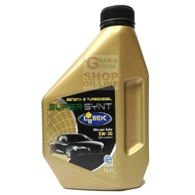 OLIO SUPER SYNT PER MOTORI BENZINA E TURBODIESEL 5W 30 LT. 1