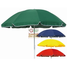 OMBRELLONE DA SPIAGGIA COLORI ASSORTITI DA CM. 180