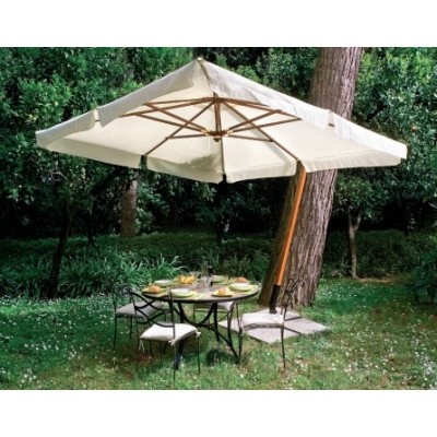 UMBRELĂ DECENTĂ DIN LEMNRATO INDO 300X300X70 LUXURY