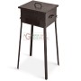 BARBECUE A CARBONE FORNACETTA MODELLO TAORMINO CM. 25x25x66h.