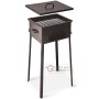 BARBECUE A CARBONE FORNACETTA MODELLO TAORMINA CM. 25x25x66h.