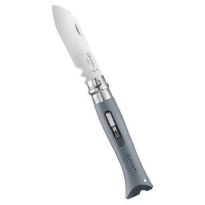 OPINEL COLTELLO VIROBLOC BRICOLAGE N. 9 LAMA INOX MANICO GRIGIO