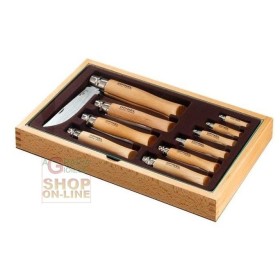OPINEL SET COLECTIA 10 CUTITE OPINEL LAMA din otel inoxidabil