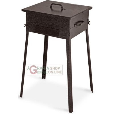 BARBECUE A CARBONE FORNACETTA MODELLO TAORMINA CM. 35x45x66h.