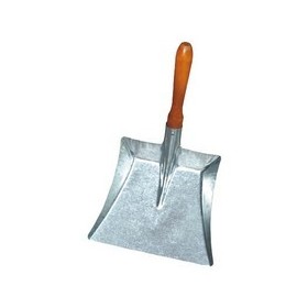 LINGURĂ DE GUNOI DIN TABLĂ GALVANIZATĂ CU MANICO ÎN LEMN
