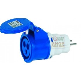 ADMUFĂ ATTATORE INDUSTRIALĂ SCHUKO-SOCKET 16A 220V FIG.6 ADMUFĂ ATTATORE INDUSTRIALĂ SCHUKO-SOCKET 16A 220V FIG.6