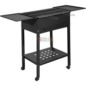 BARBECUE A CARBONE MODELLO TAORMINO CMROBUSTĂ CU 2 UȘI GRELE. 40x60x95h. BARBECUE A CARBONE MODELLO TAORMINO CMROBUSTĂ CU 2 UȘI GRELE.