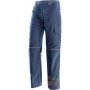 PANTALONE 100% COTONE CANVAS COLORE BLU TG S XXXL