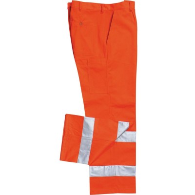 PANTALONI INALTI VISIBILITA ORANGE FUSTAGNU