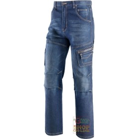 MULTIPOCKET STRETCH JEANS PANTALONI 12 25 OZ 95% BUMBAC 5%
