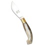 Paolucci Coltello Sirbuneddu manico in corno lama scuoio inox