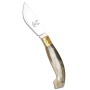 Paolucci Coltello Sirbuneddu manico in corno lama scuoio inox