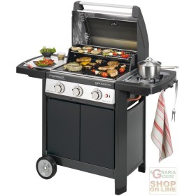 GRATAR GAZ CAMPINGAZ GENESCO 3 CLASSIC DELUX L GRILL SI PIASTRA FONTA KW. 17,5 GRATAR GAZ CAMPINGAZ GENESCO 3 CLASSIC DELUX L GRILL SI PIASTRA