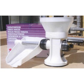 MANUAL MOARA DE TOMATE DIN PLASTIC ALB