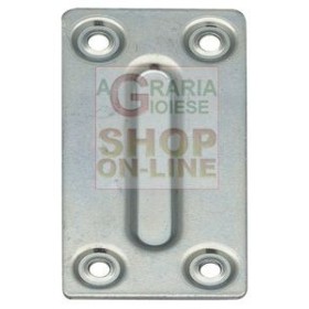 PLACĂ DREPTUNGHIULARĂ GALVANIZATĂ CM.3,5X7