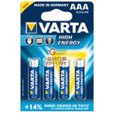 baterii VARTA MINISTILO 4PCS LR03 DE MARE ENERGIE