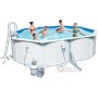 BESTWAY 56286 PISCINA RIGIDA STEEL CM. 488x366x122h. COMPLETA