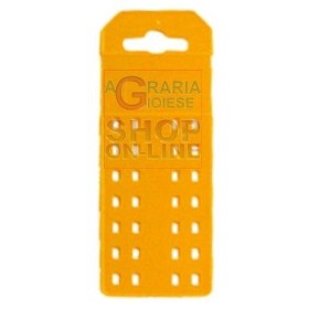 PLACCHETTA IN RESINA FLESSIBILE COLORE GIALLO CM. 14,5 X 55