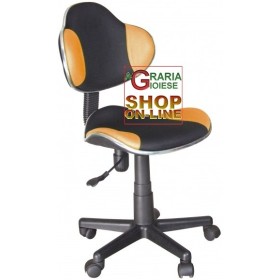 FOTOLIU BIROU PIVOTANT NOU ELVY NEGRU-PORTOCALIU FOTOLIU BIROU PIVOTANT NOU ELVY NEGRU-PORTOCALIU