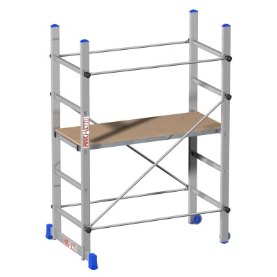 SCHELE DIN ALUMINIU MODELLSAU SUPERMINIO CM. 158x60x218h