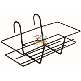 PORTAVADECI, ÎN CMDREPTUNGHIULARE DIN FIER PLASTIFIAT NEGRU. 60