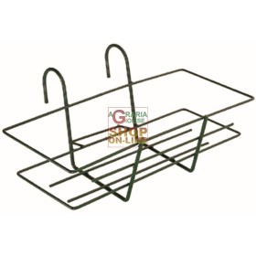 PORTAVADECI, ÎN CMDREPTUNGHIULARE DE FIER PLASTIFIAT VERDE. 50