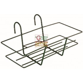 PORTAVADECI, ÎN CMDREPTUNGHIULARE DE FIER PLASTIFIAT VERDE. 60