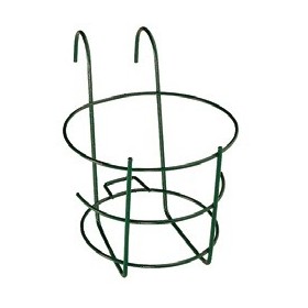 PORTAVADECI, ÎN FIER ROTUND PLASTIFIAT DIAM VERDE. CM.18