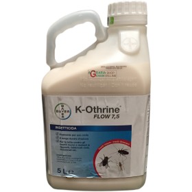 BAYER INSETTICIDA K-OTHRINE FLOW 7,5 A BASE DI DELTAMETRINA LT. 5 BAYER INSETTICIDA K-OTHRINE FLOW 7,5 A BASE DI DELTAMETRINA LT.