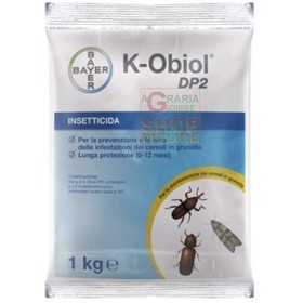 BAYER K-OBIOL DP2 INSETTICIDA IN POLVERE SECCA A BASE DI DELTAMETRINA KG. 1 BAYER K-OBIOL DP2 INSETTICIDA IN POLVERE SECCA A BASE DI