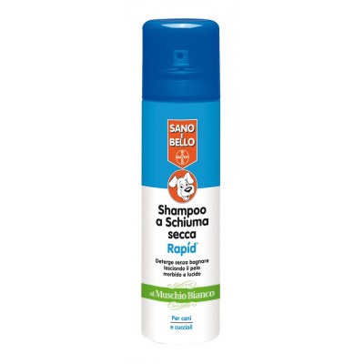 BAYER SHAMPOO SPRAY RAPID SCHIUMA SECCA PER CANI ML. 300