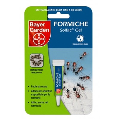 BAYER SOLFAC GEL INSETTICIDA PER FORMICHE GR. 4