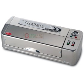 REBER MAȘINĂ PROFESIONALĂ DE VID DIN OȚEL INOXIDABIL CM. 32 WAȚI. 225 REBER MAȘINĂ PROFESIONALĂ DE VID DIN OȚEL INOXIDABIL CM. 32