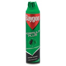 BAYGON VERDE SPRAY SCARAFAGGI E FORMICHE ML. 400 BAYGON SPRAY SCARAFAGGI E FORMICHE ML. 400