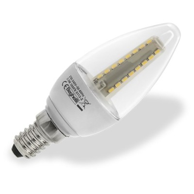 BEGHELLI LAMPADA A LED 56014 OLIVA E14 W3,5 LUCE FREDDA