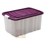 ROLL BOX IN PLASTICA E COPERCHIO E RUOTE CM. 59X39X30 LT. 45