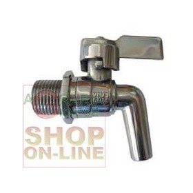 RUBINETTO INOX PER CONTENITORE 3/4 A LEVA