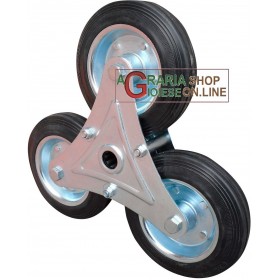 RUOTA MULTIPLA DI RICAMBIO PER CARRELLO SALI SCALE NEW MODEL RUOTA MULTIPLA DI RICAMBIO PER CARRELLO SALI SCALE NEW MODEL