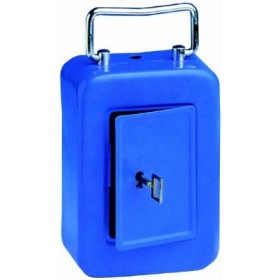 SALVADANAIO IN LAMIERA VERNICIATA CON MANIGLIA