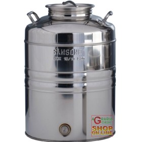 SANSONE CONTAINER DIN OȚEL INOXIDABIL LT. 20 PREDISPUȘI