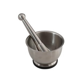 mortar din oțel inoxidabil SANSONE cu pistil