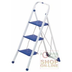 SCALA TIKO 3 SGABELLO GIMI 3 GRADINI LARGHI LACUIT