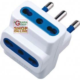 triplu ATTATORE AD10A 3 SOCKET-URI BIPASSO triplu ATTATORE AD10A 3 SOCKET-URI BIPASSO