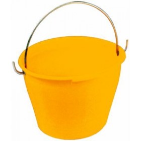 SECCHIO PER MURATORE MEC PLASTICA GIALLA DIAM.CM.36