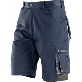 BERMUDA 65% POLIESTERE 35% COTONE MULTITASCHE  COLORE BLU GRIGIO  TG  S XXXL BERMUDA 65% POLIESTERE 35% COTONE MULTITASCHE COLORE BLU GRIGIO