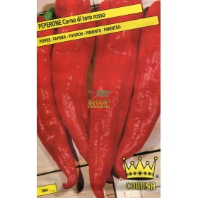 SEMI DI PEPERONE CORNO DI TORO ROSSO