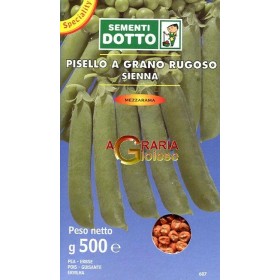 SEMI DI PISELLO MEZZA RAMA SIENNA GR. 500