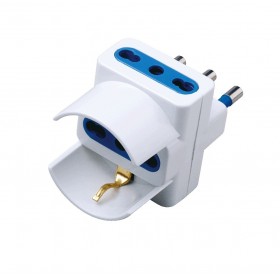 ADATTATORE TRIPLO 10A-2PR.BIP+1 SCHUKO ADATTATORE TRIPLO 10A-2PR.BIP+1 SCHUKO