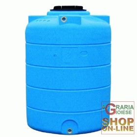 SERBATOIO POLIETILENE AZZURRO VERTICALE LT. 500 ATT. 1 POLL. SERBATOIO POLIETILENE AZZURRO VERTICALE LT. 500 ATT. 1 POLL.